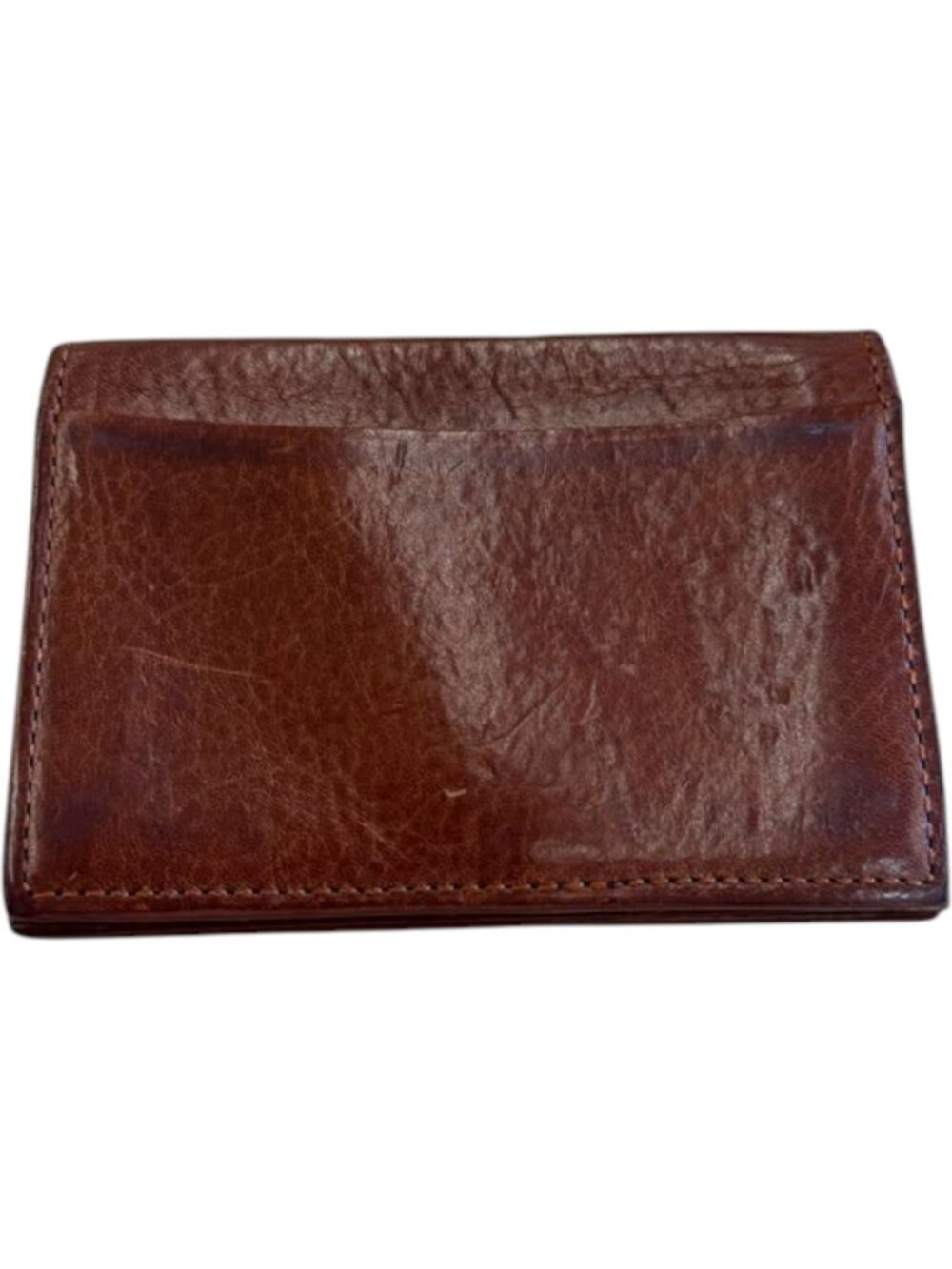 643136CR C1 Wallet Card Case Brown Leather